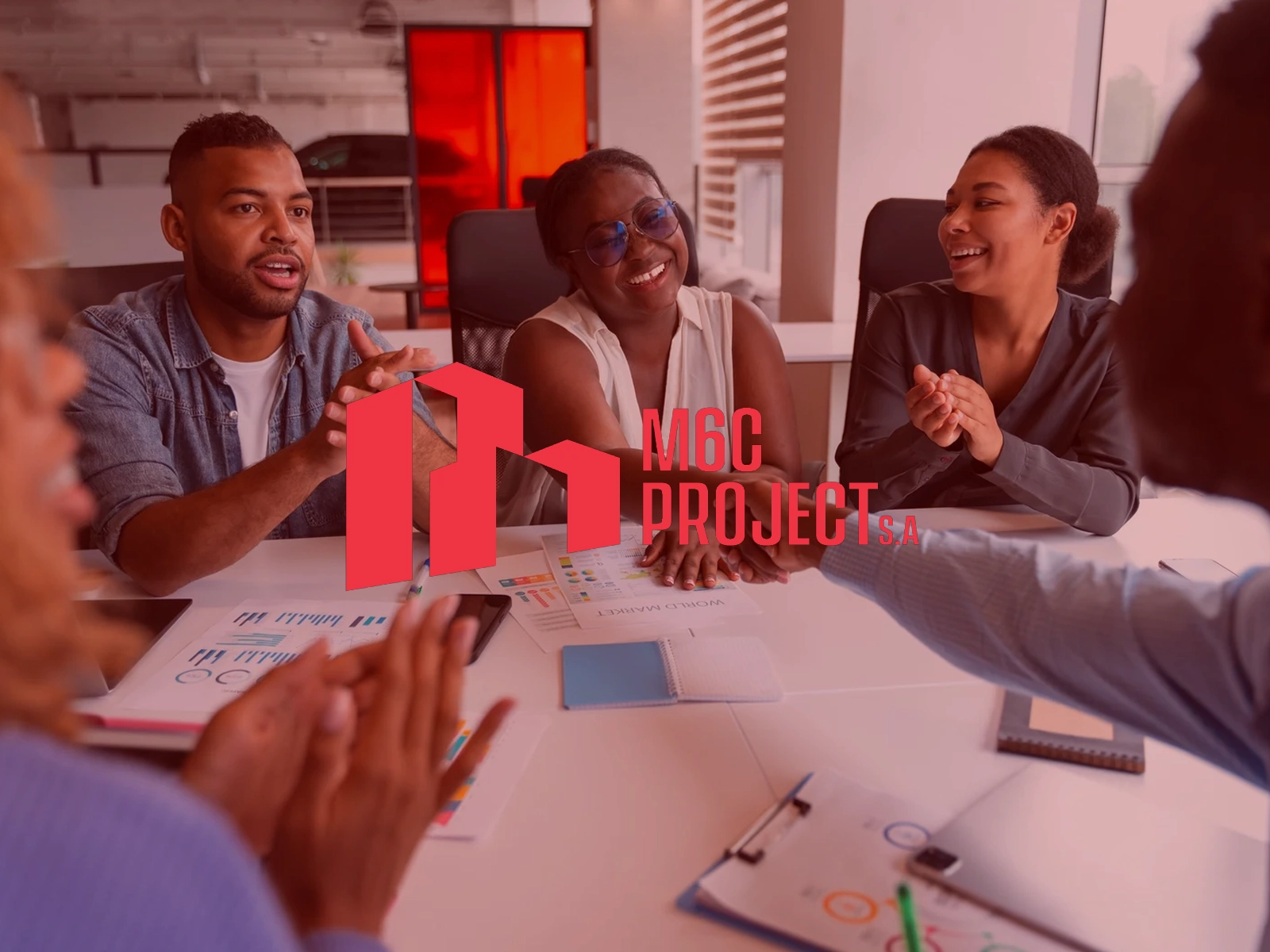 Aperçu du projet M6C PROJECT | Site institutionnel pour un acteur africain des infrastructures